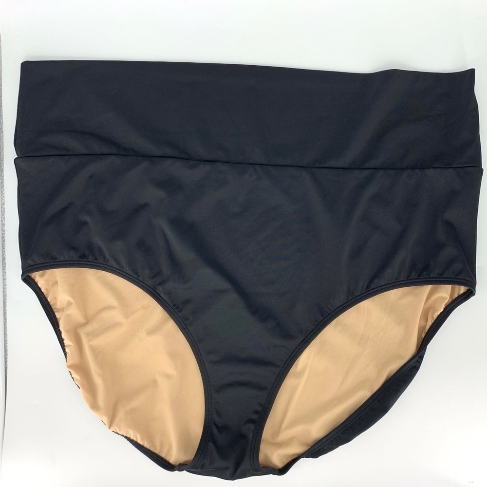 L.L. Bean Black and Tan Bikini Bottom